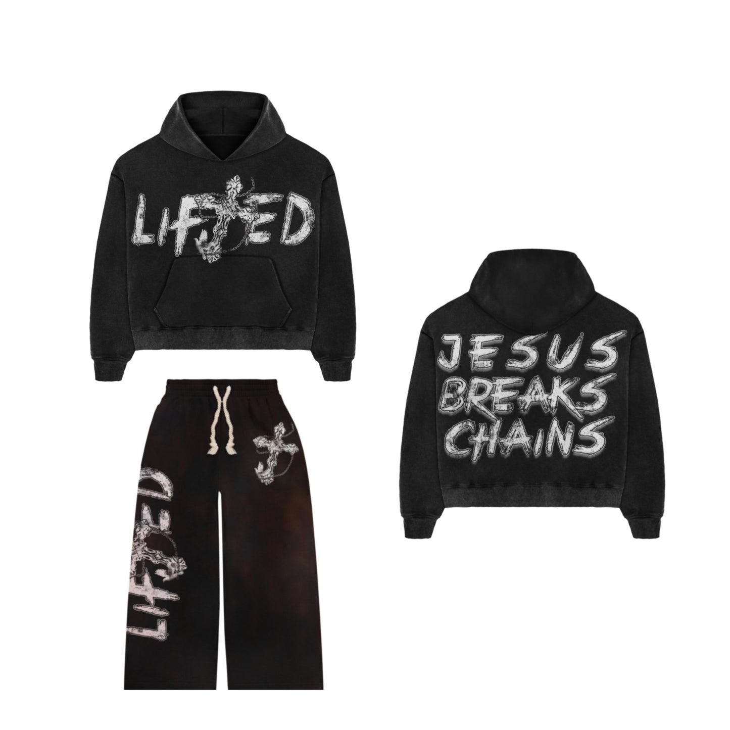 Jesus Breaks Chains Sweatsuit Set
